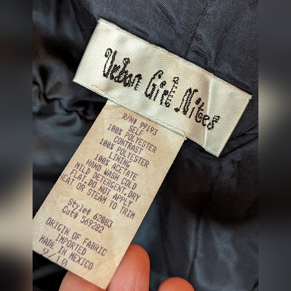 Urban Girl Nites VINTAGE halter neck black prom dance dress size 9/10 juniors - Picture 7 of 15